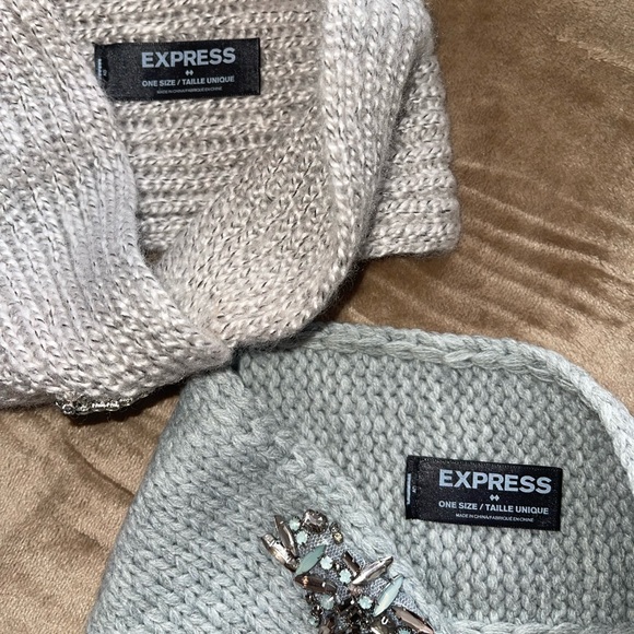 Cashmere woven rhinestone headbands - Picture 2 of 4